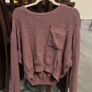 Altar'd State Textured Mauve Sweater
